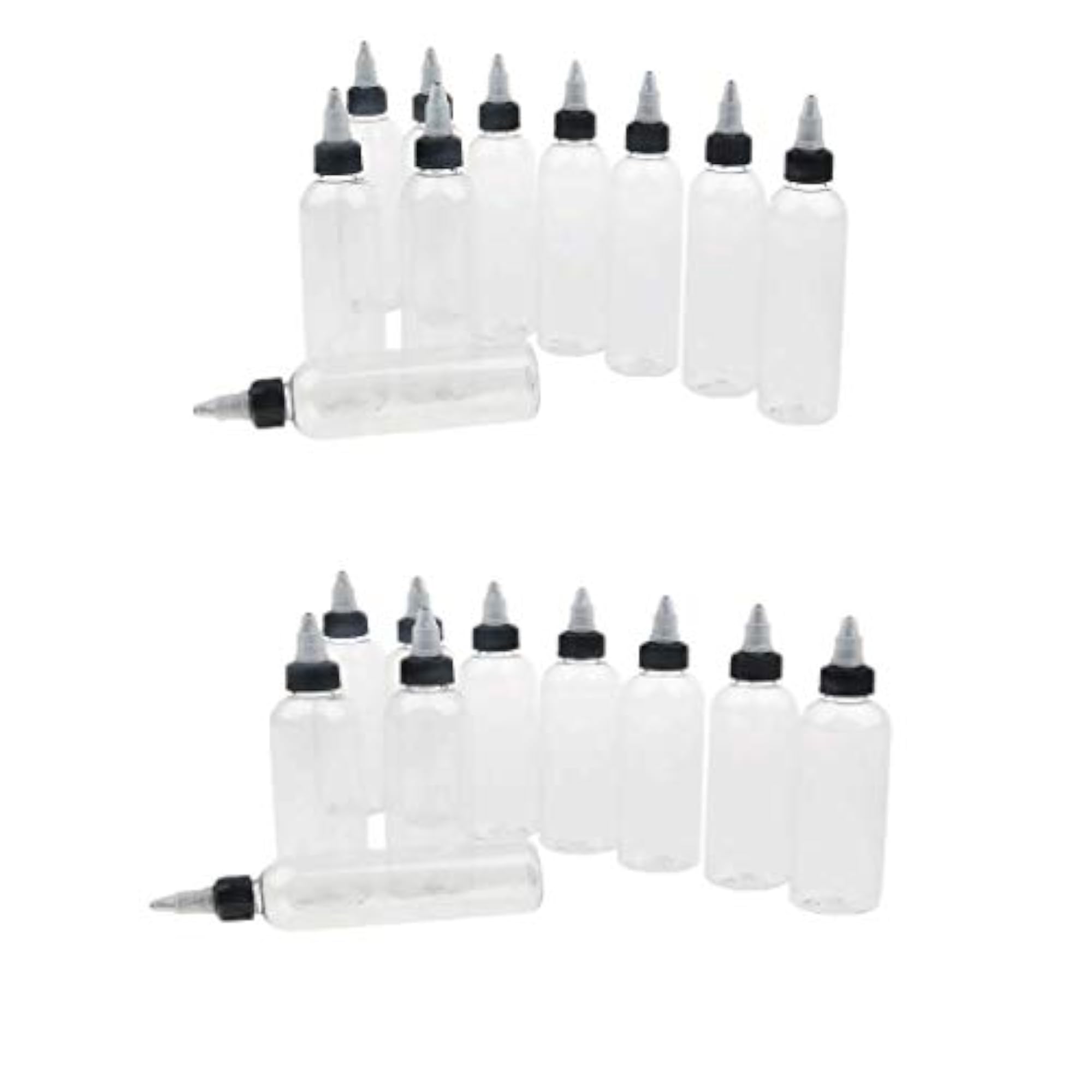 The Style Sutra 20x Empty PVC Squeeze Bottle, 120ml